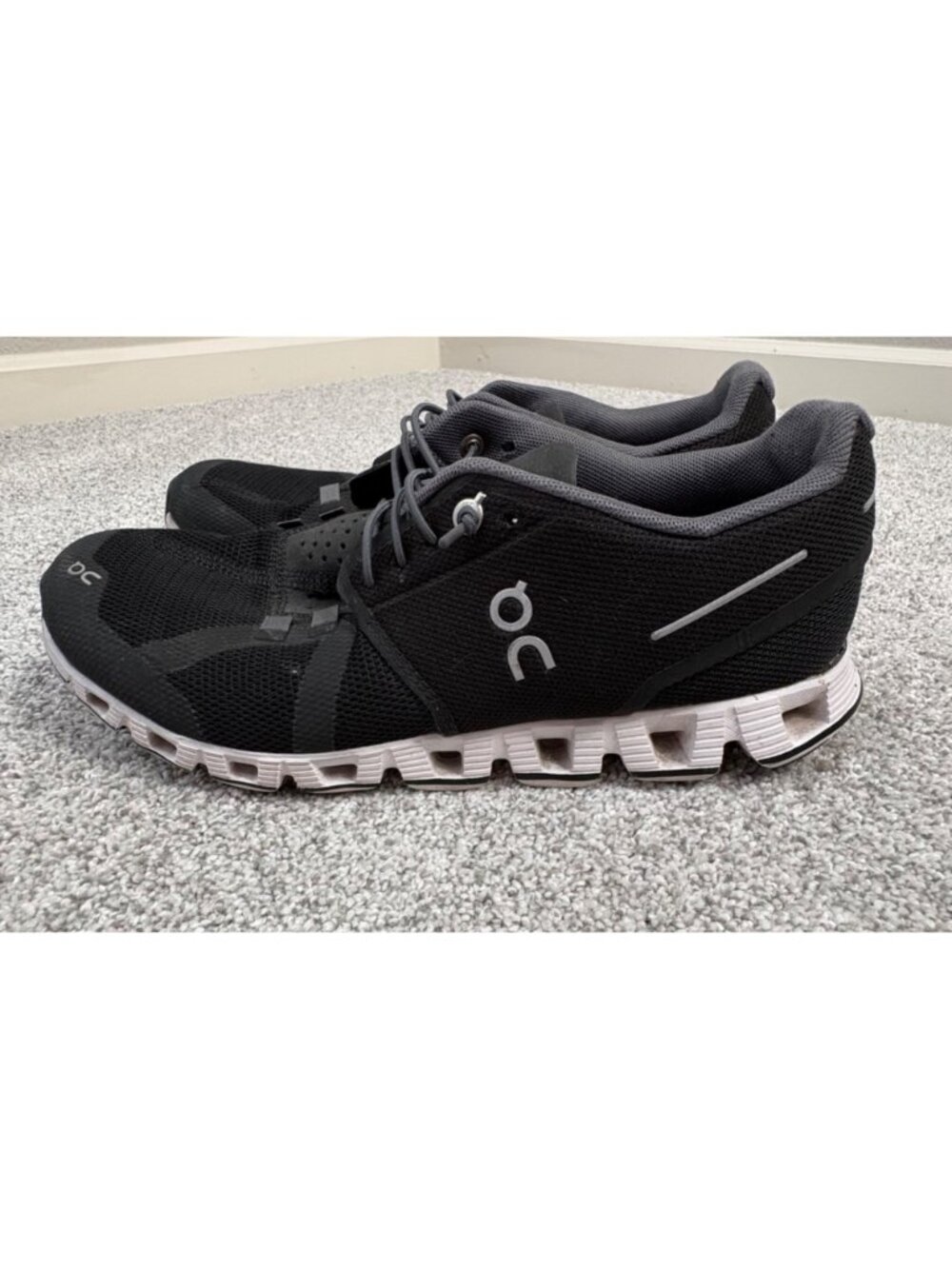 On Running Cloud Womens Black Athletic Shoes Size 8 US CloudTec Lightweight Mesh - Picture 2 of 9